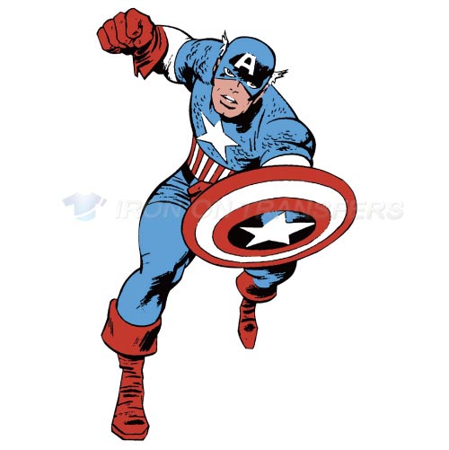 Captain America Iron-on Stickers (Heat Transfers)NO.92